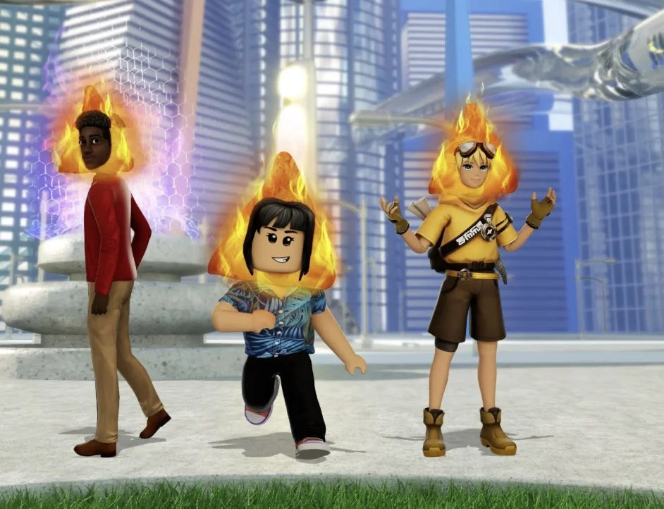 Roblox КЛЮЧFlaming Hot Chip Head