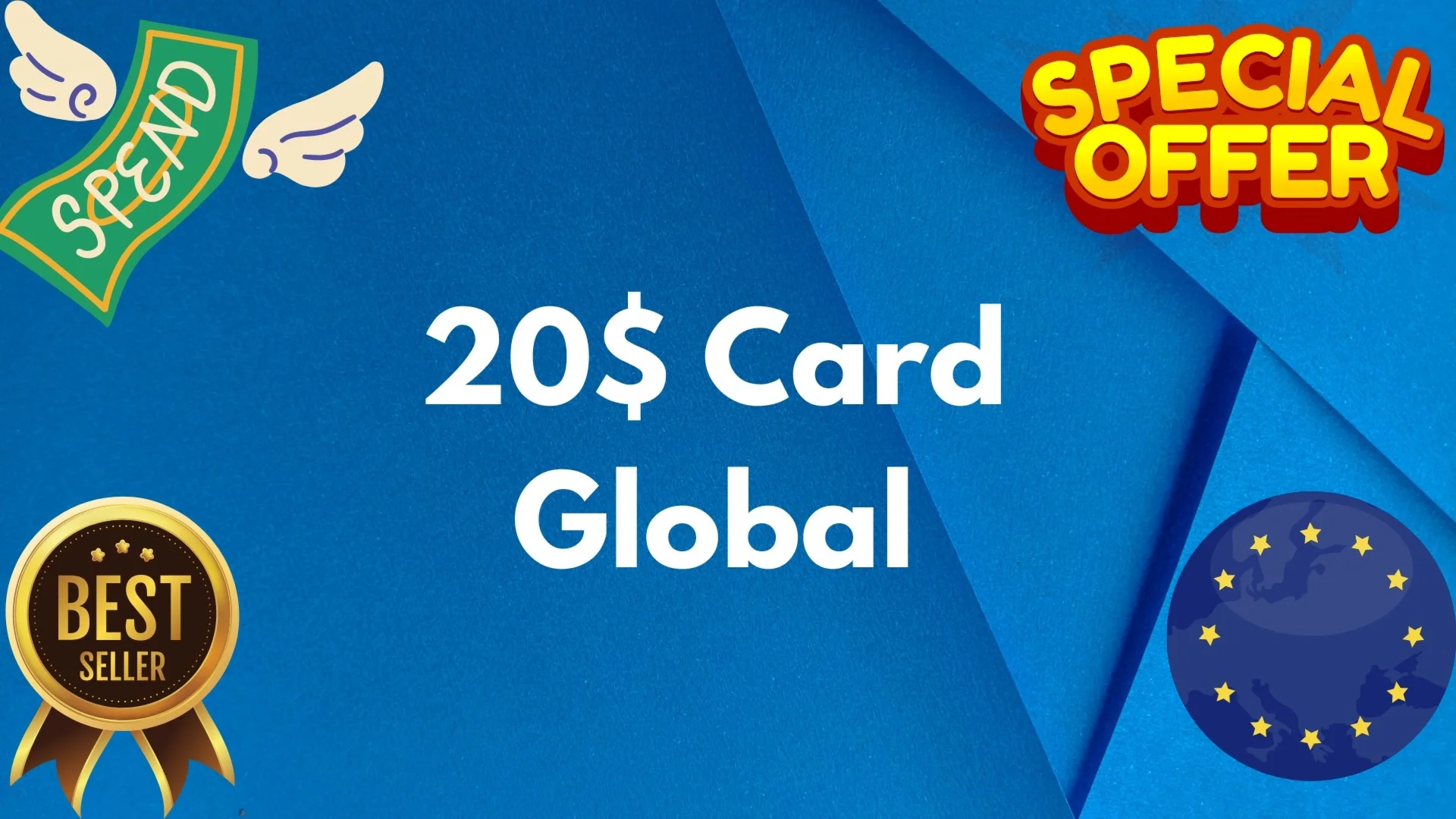 20 Card GlobalAll Services/Subscriptions/Others