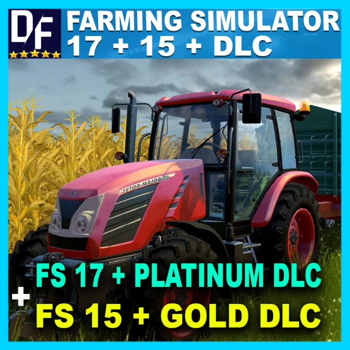 Farming Simulator 17 Platinum +FS15 GoldSTEAM Аккаунт