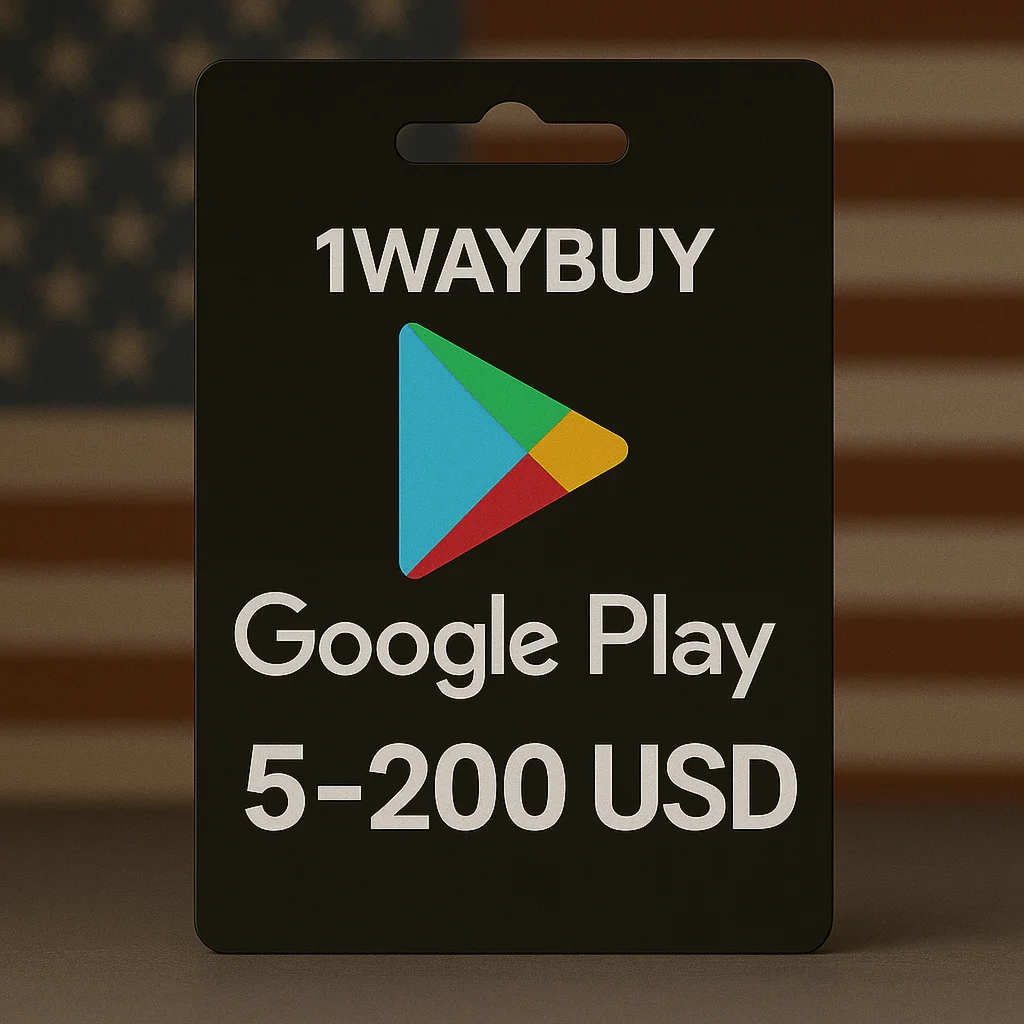 СШАГУГЛ ПЛЕЙ 5-200 USDподарочная карта play код