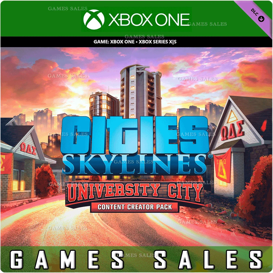CITIES: SKYLINES - PACK: UNIVERSITY CITYXBOXКЛЮЧ