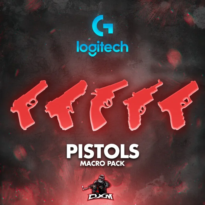 PISTOLS MACRO PACK LOGITECH