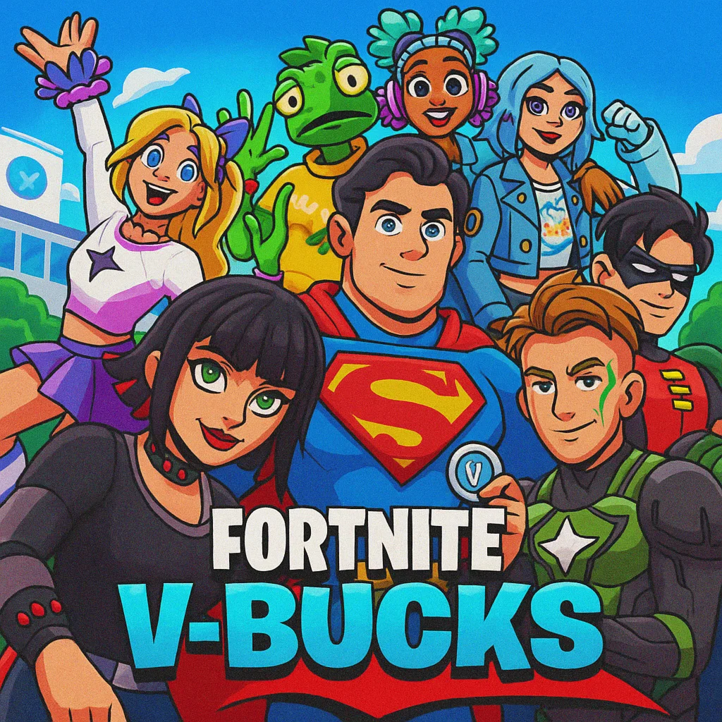 В-БАКС 500-4200 ПОДАРОК FORTNITE EPIC/XBOX/PS