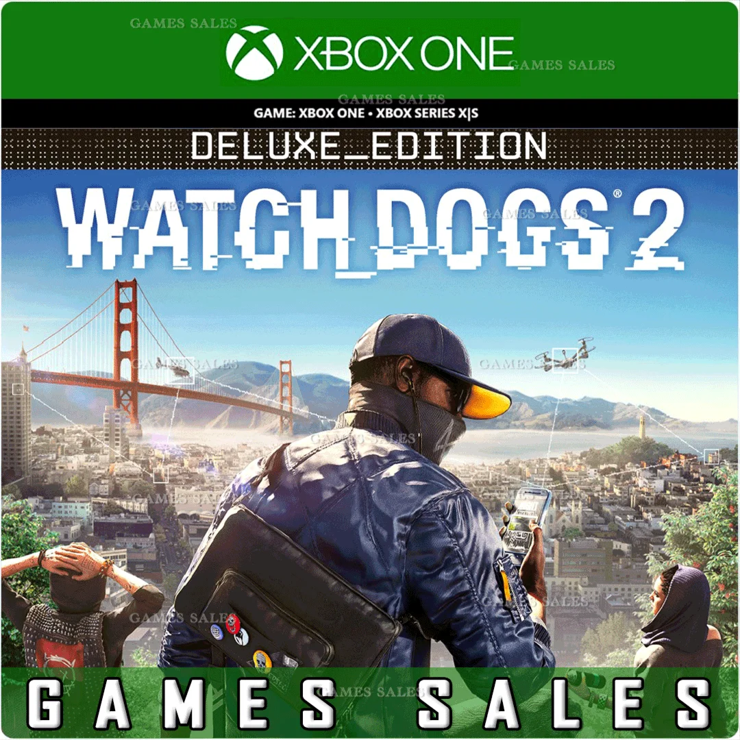 WATCH DOGS 2 DELUXE EDITIONXBOX ONEXSКЛЮЧ
