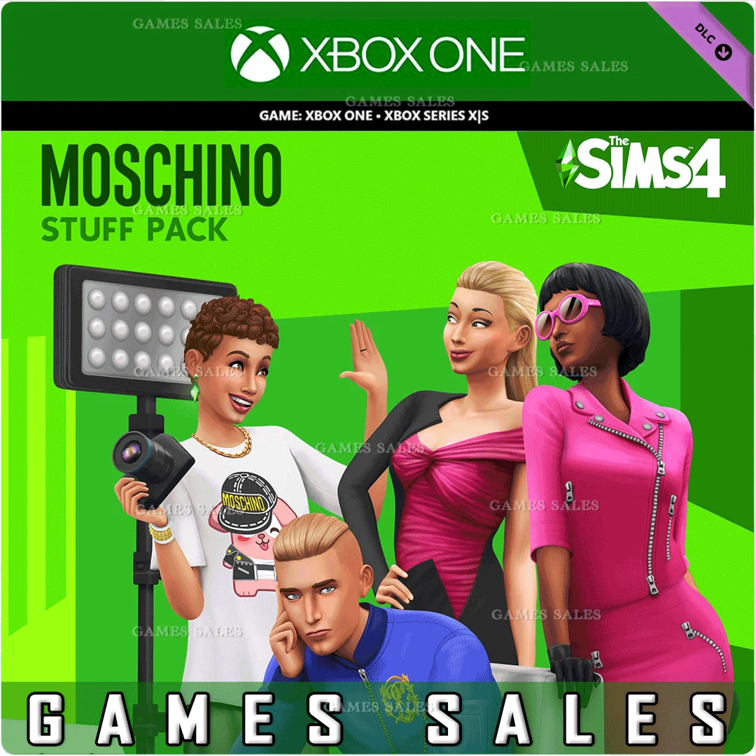 THE SIMS 4 MOSCHINO КАТАЛОГ DLCXBOXКЛЮЧ