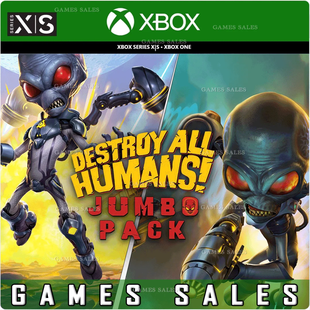 DESTROY ALL HUMANS - JUMBO PACKXBOXКЛЮЧ