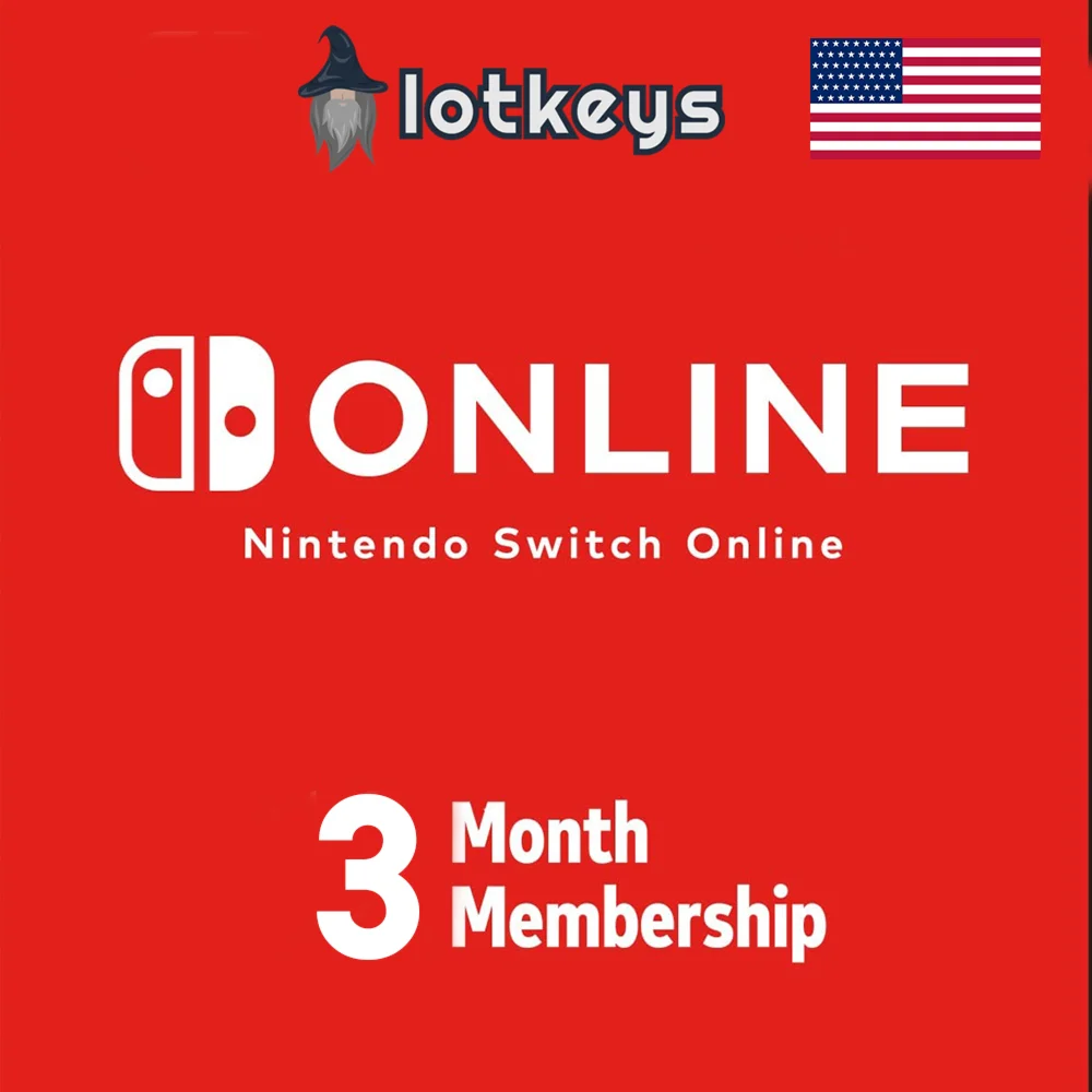Авто Nintendo Switch Online 3 месяца США