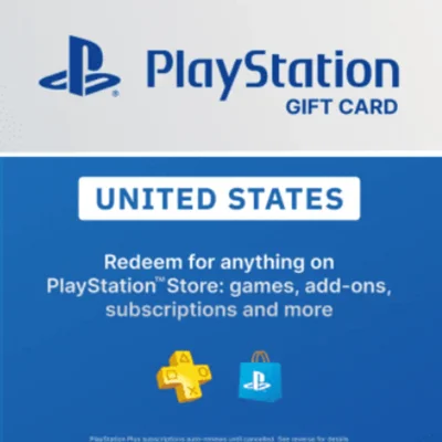 PLAYSTATION NETWORK PSN 10-25-50-100 USD США