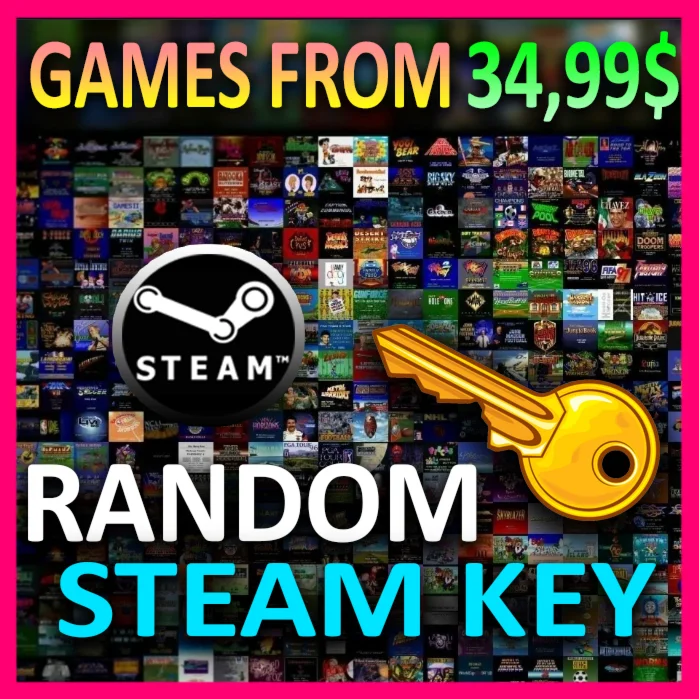 Steam Random Key Игры от 3499 REGION FREE