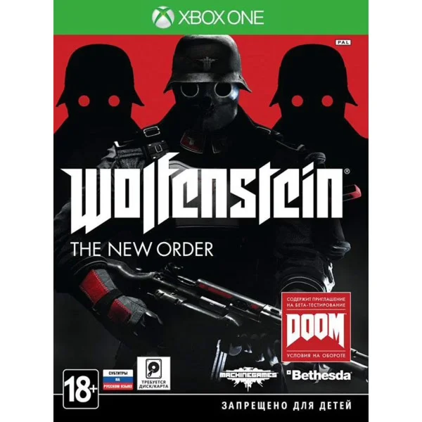 WOLFENSTEIN:THE NEW ORDER XBOX ONE/XSКЛЮЧ ЛИЦЕНЗИЯ