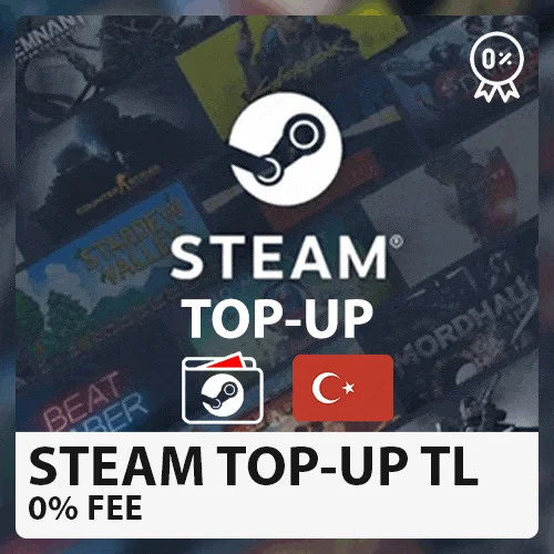 STEAM ПОПОЛНЯТЬUSD Турция%0 комиссия 5-100 USD