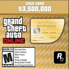 GTA ONLINE: WHALE SHARK CASH CARD 3500000PC КЛЮЧ
