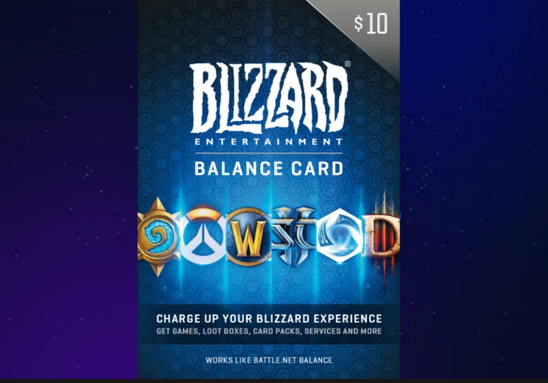 10 USD Battlenet Карта оплаты