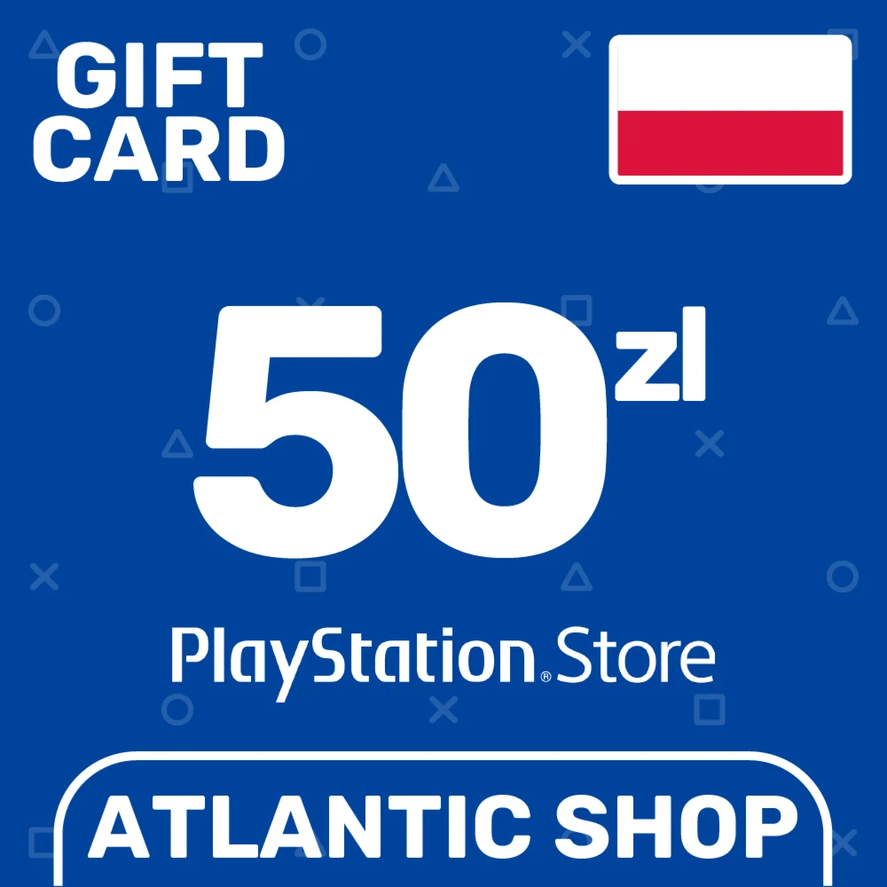 Карта Пополнения PSN 50 Злотых PLN Польша