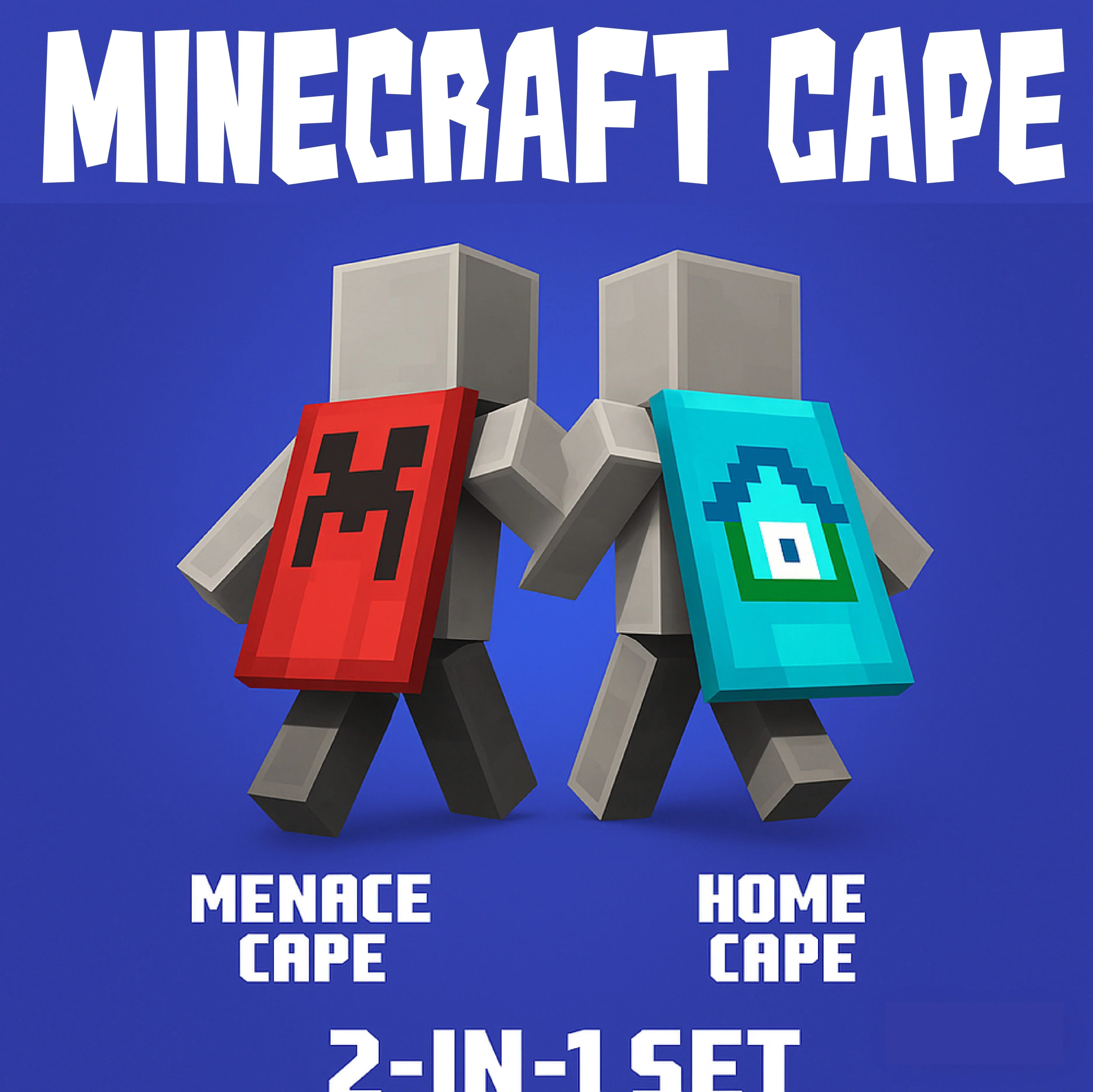 ДВА ПЛАЩА Minecraft CAPE Home Menace Java/Bedrock