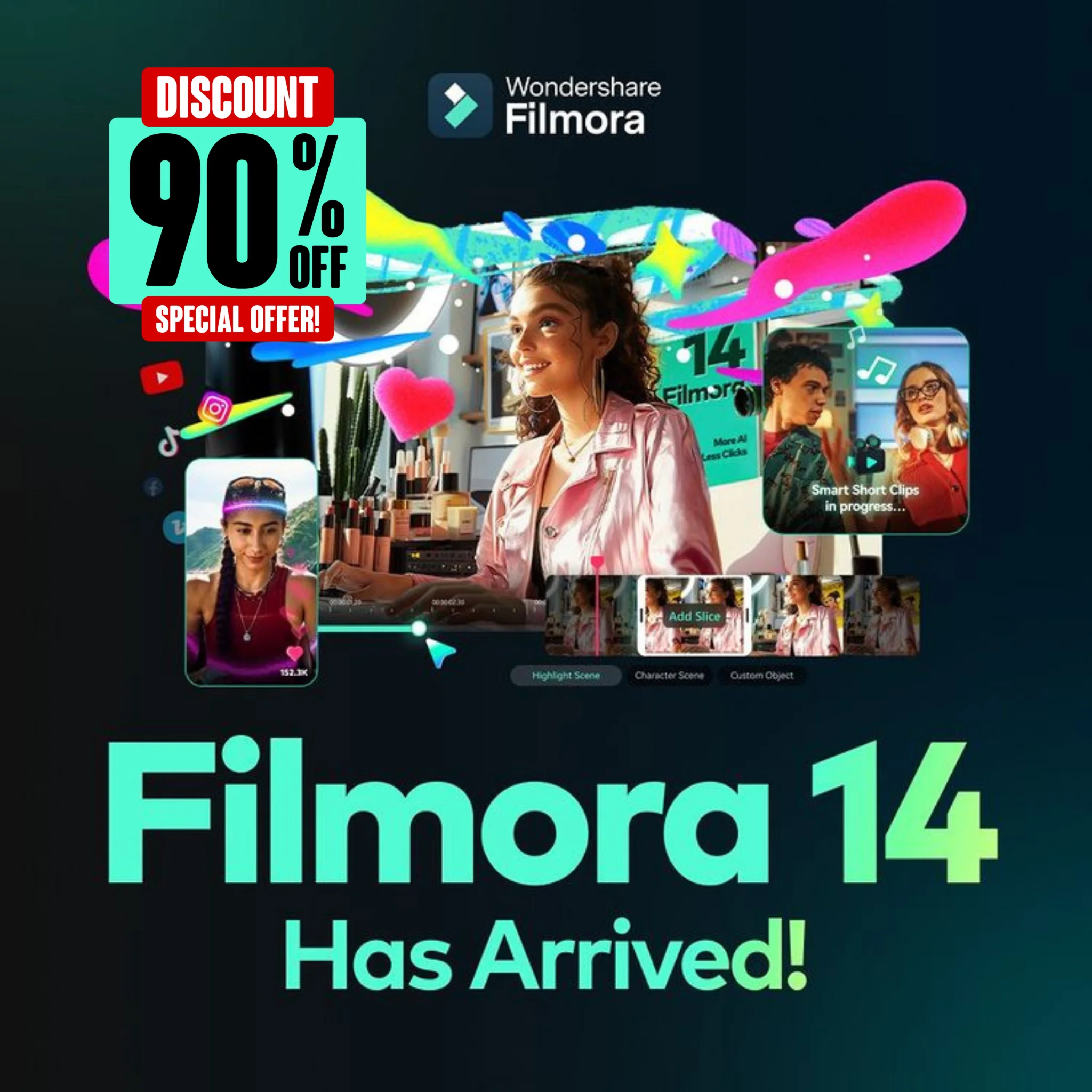 Filmora 14 + AI Credits Все планы и пакеты