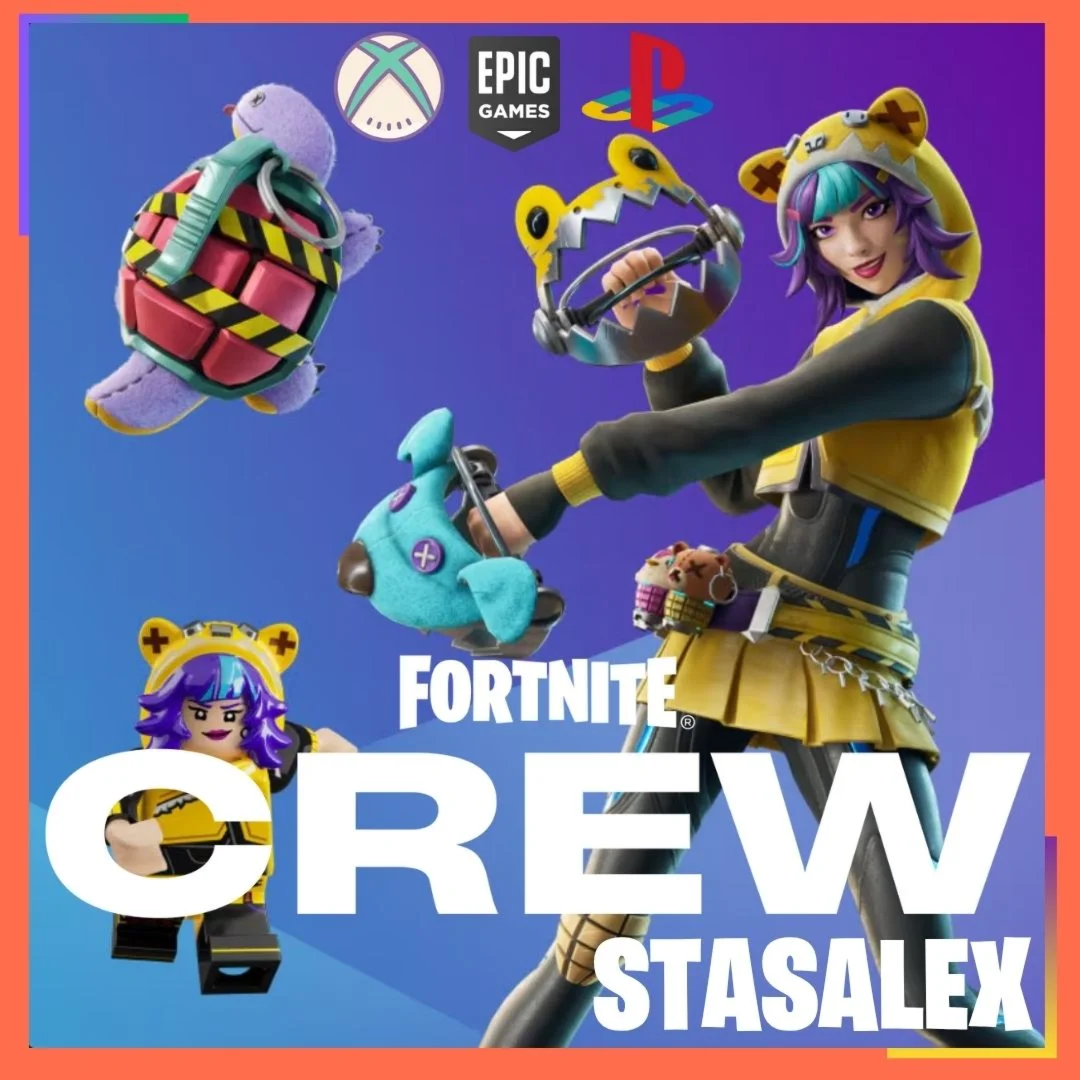FORTNITE CREW 1 МЕСЯЦБОЕВОЙ ПРОПУСК + НАБОР