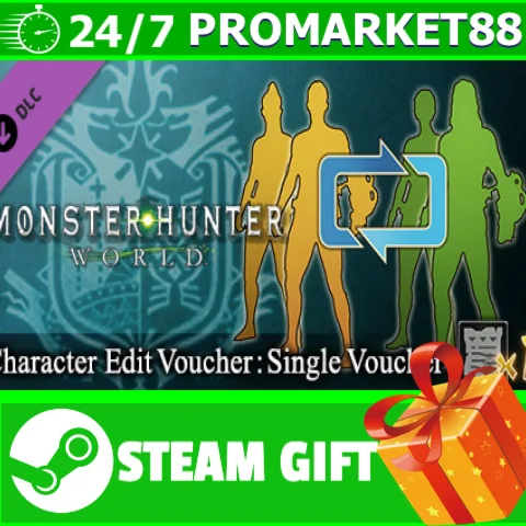 Monster Hunter World Character Edit Voucher Single V