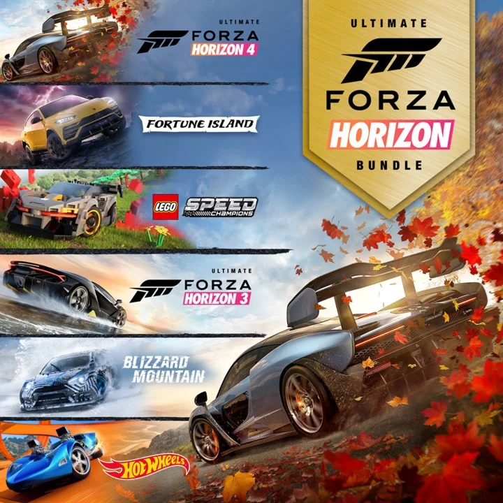 Forza MotorSport 7 ULTIMATE + Forza Horizon 4 + FH3