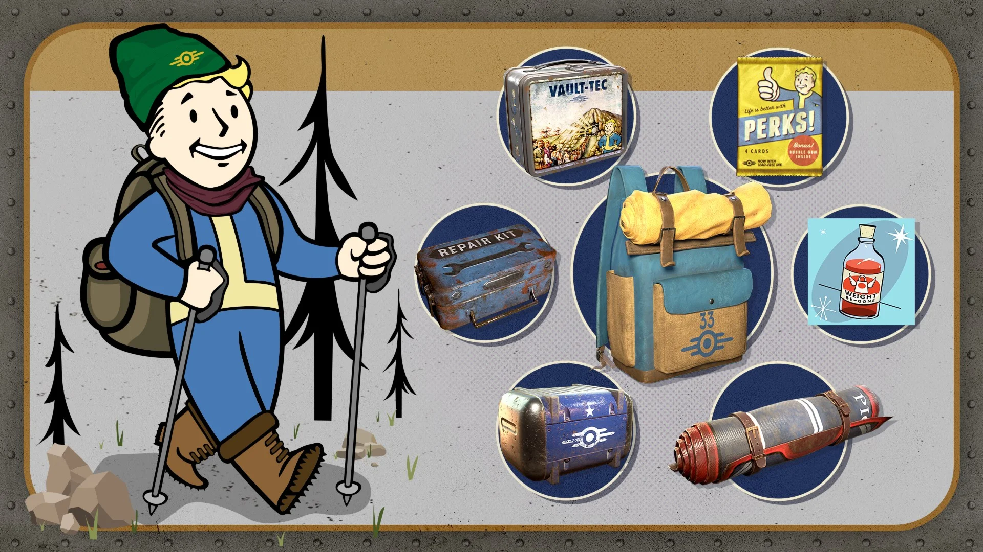 FALLOUT 76 - НАБОР ВЫЖИВАНИЯ VOLT 33 КЛЮЧ XBOX