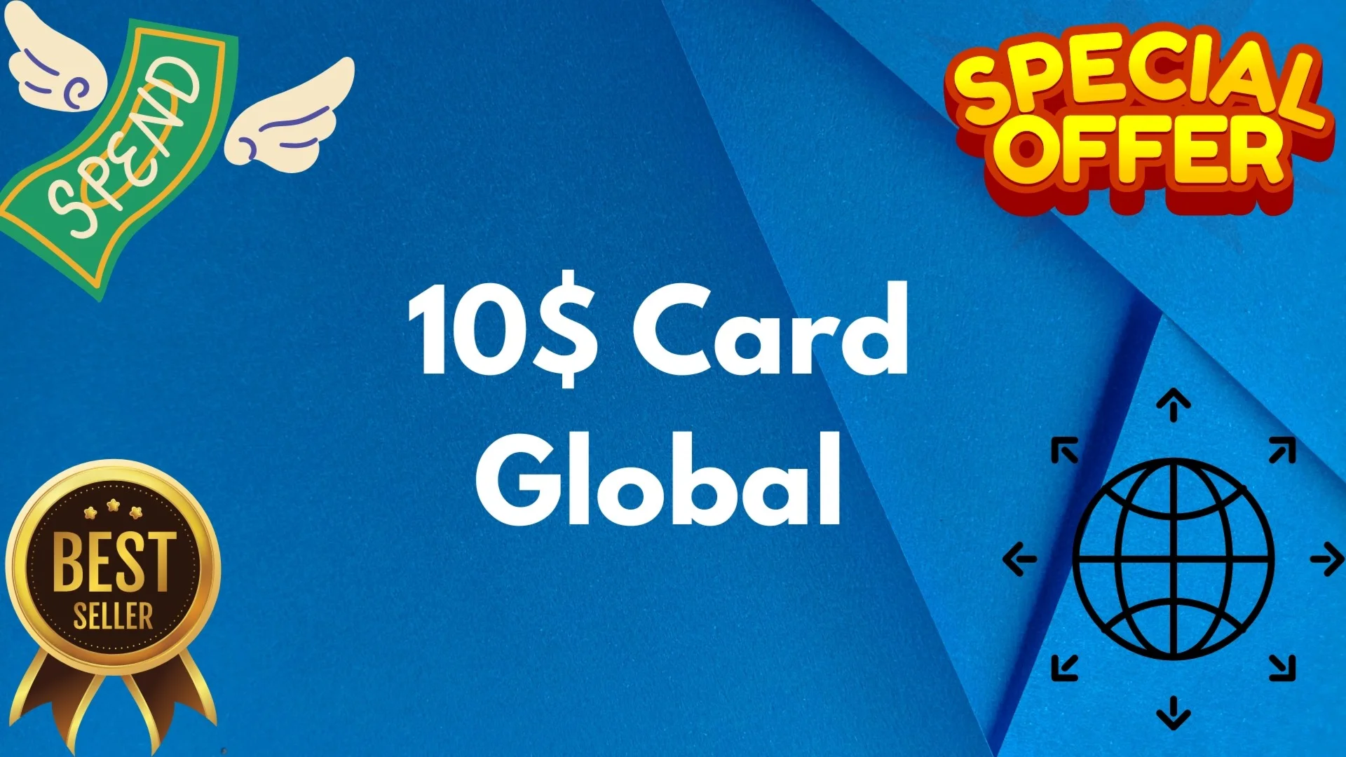10 CARD GLOBALAll Services/Google/Othersect