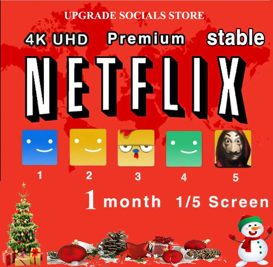 АККАУНТ NETFLIX НА 1 МЕСЯЦ 4K UHD PREMIUM