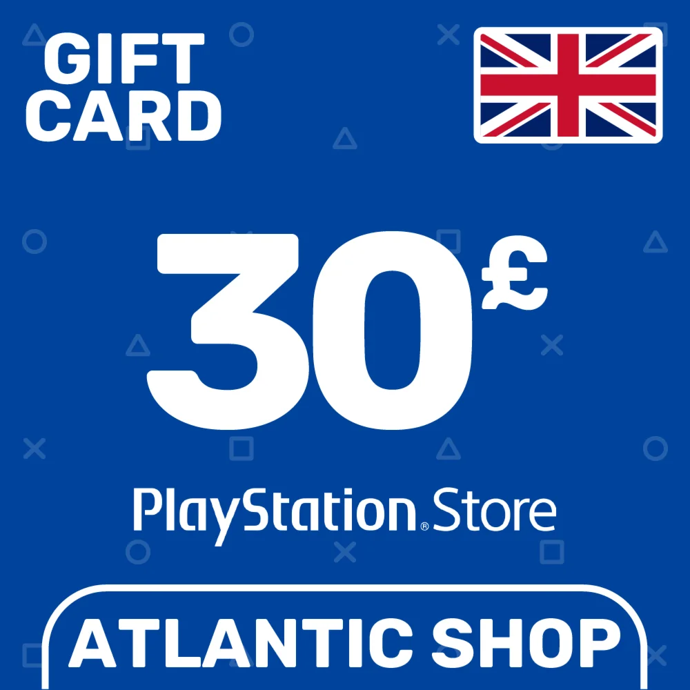 Карта Пополнения PSN 30 Фунтов GBP Великобритания