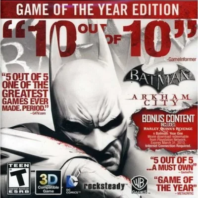 BATMAN: ARKHAM CITY GOTY STEAM КЛЮЧ