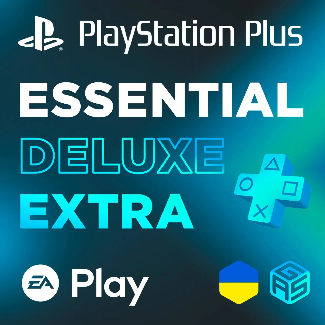 ПОДПИСКА PS PLUS+ EA PLAY 1-12 МЕСЯЦЕВ УКРАИНА
