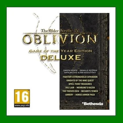 Elder Scrolls IV Oblivion Game of the Year Deluxe Key