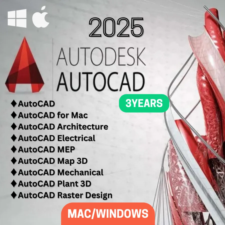 3 года AutoCAD 20232026 Устройства: Mac и Wind