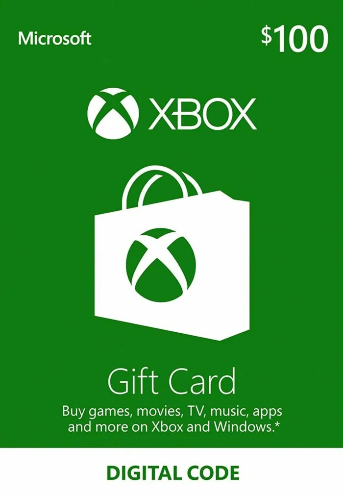 Xbox Gift Card 100 USA - без комиссии