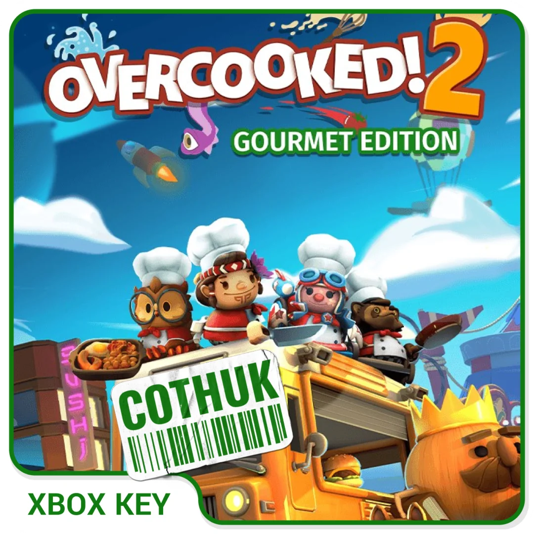 OVERCOOKED 2 - GOURMET EDITION XBOX XS ONE КЛЮЧ