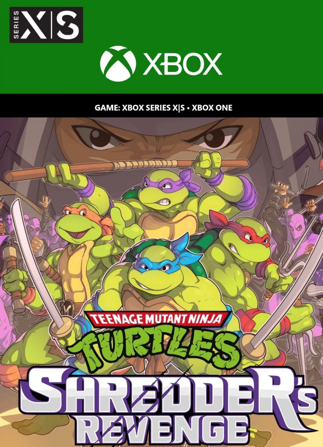 TEENAGE MUTANT NINJA TURTLES SHREDDERS REVENGE XBOX