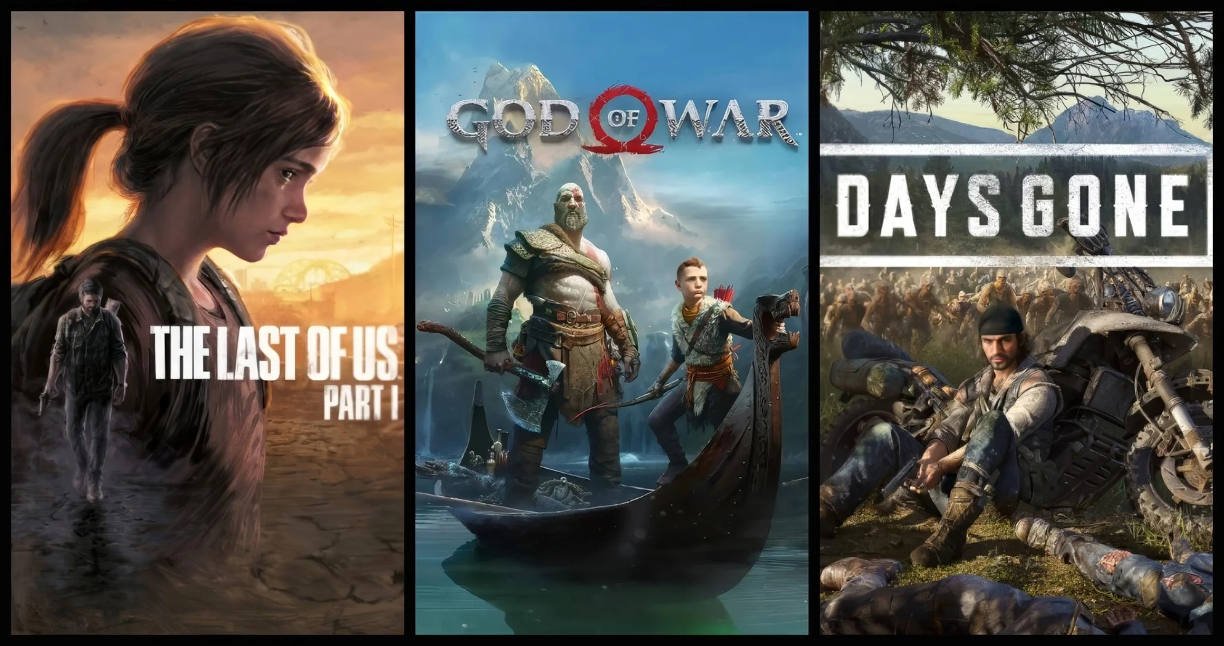 The Last of Us Part IDays GoneGod of War OFFLINE
